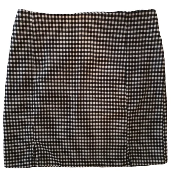 Eyeshadow Skirts Eyeshadow Brand Checked Pencil Mini Skirt